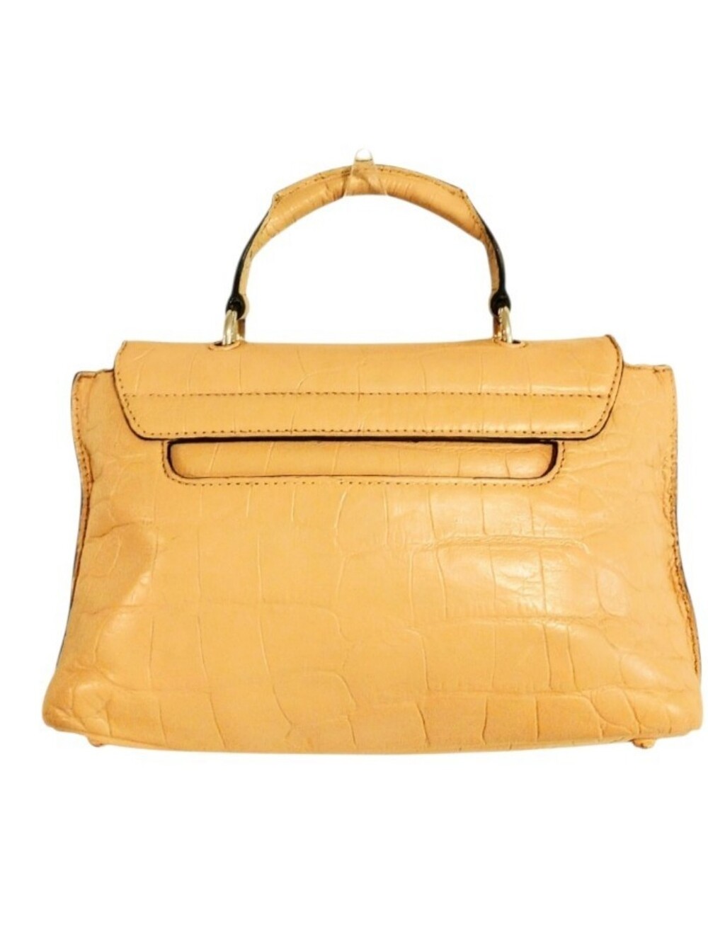MCM Croc Embossed 2-Way Satchel Shoulder Bag - Picture 6 of 16